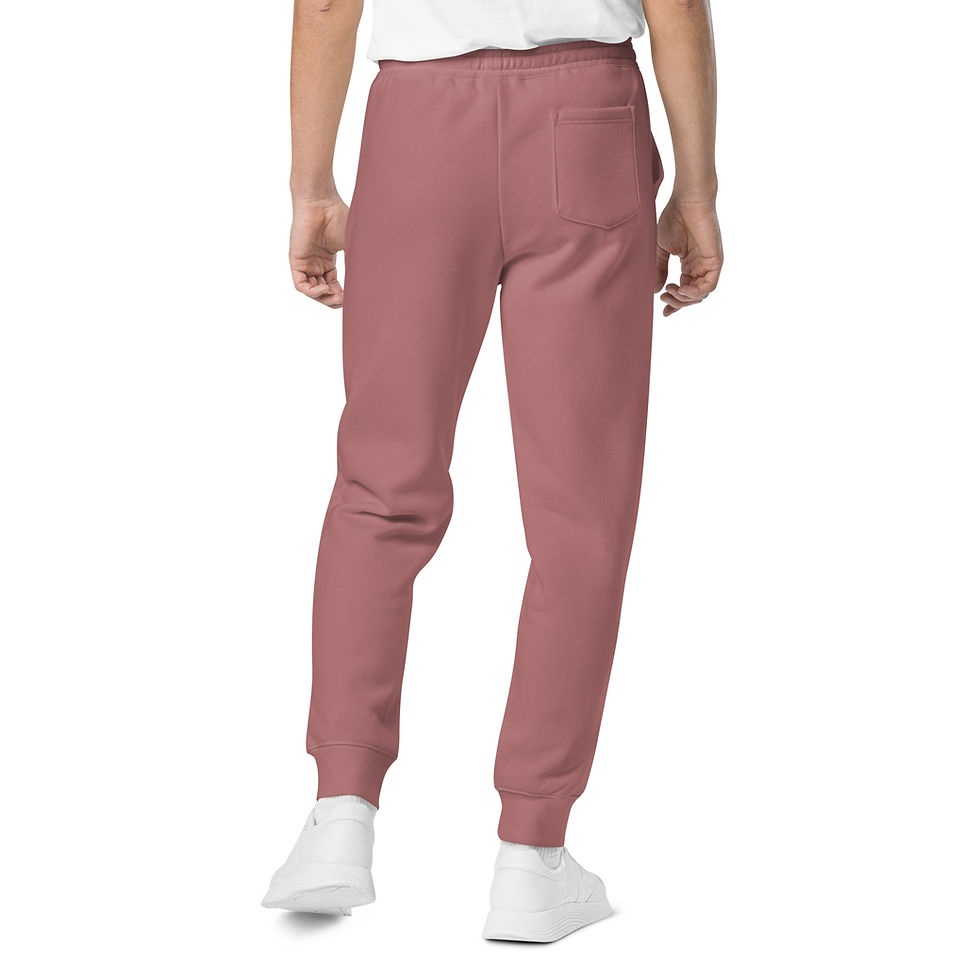 Thumbnail: Sweatpants Mens Pigment Dyed WHT Creative Immortalization Embroidered