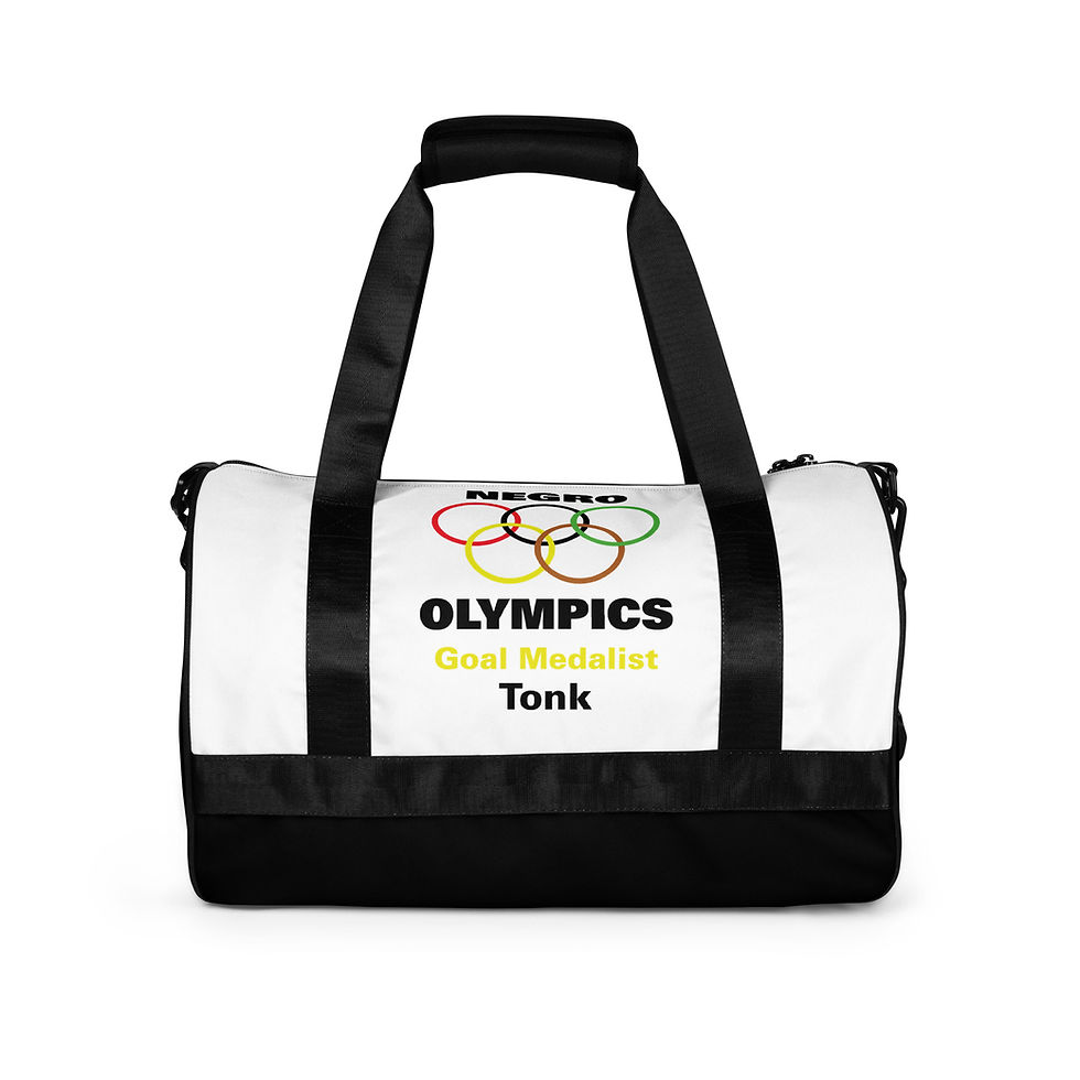 Thumbnail: Gym Bag Negro Olympics Tonk Gold featuring Olympic rings and bold branding.