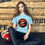 Thumbnail: Zaedons Womens T Shirt Light Tones Hustle Bear Print