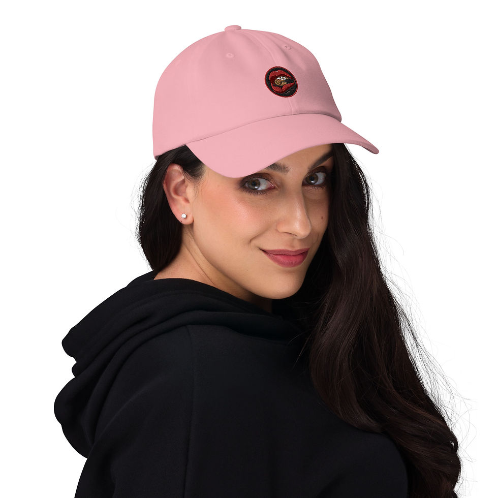 Thumbnail: Dad Hat Classic Hot Lips Embroidered in cotton twill