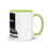 Thumbnail: Mug White Glossy Black Creative Immortalization Logo Colored Inside