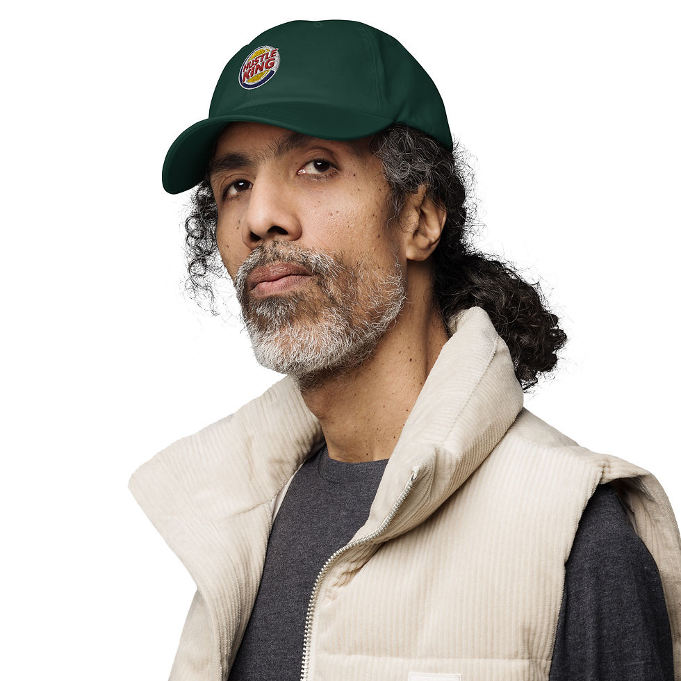 Thumbnail: Dad Hat Classic Hustle King Embroidered in cotton twill