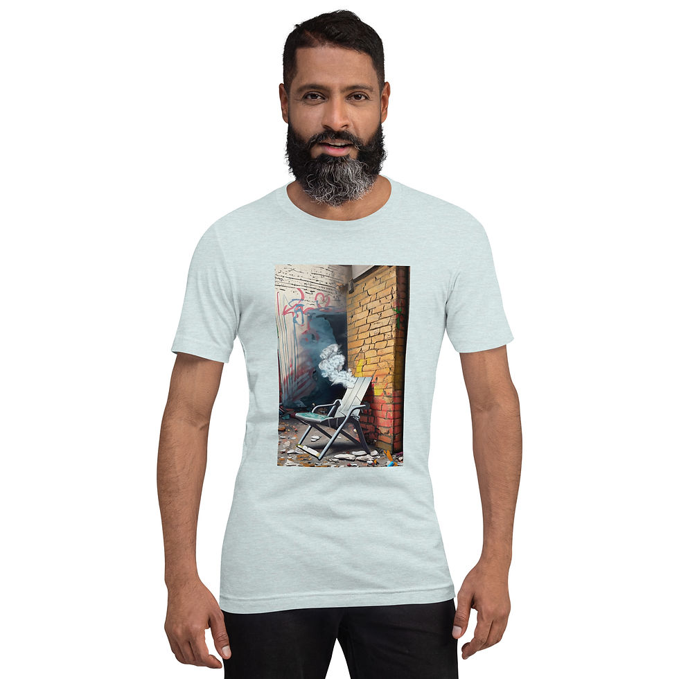 Thumbnail: Mens T Shirt Pastels Alabama Riverboat Brawl Chair Print Zaedons Streetwear
