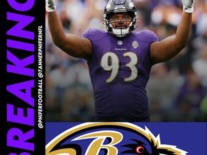 The Ravens are re-signing DE Calais Campbell