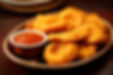 Sopaipillas pasteles fritos a base de calabaza con salsa de pebre | Foto Premium. Freepik
