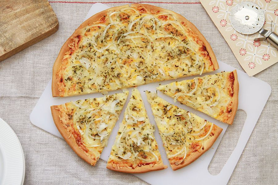 Miniatura: pizza fugazzeta con cebolla the pizza party
