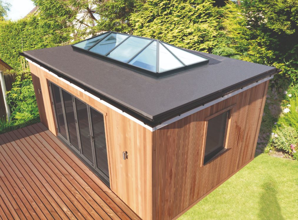 Flat roof extensions with Firestone EPDM