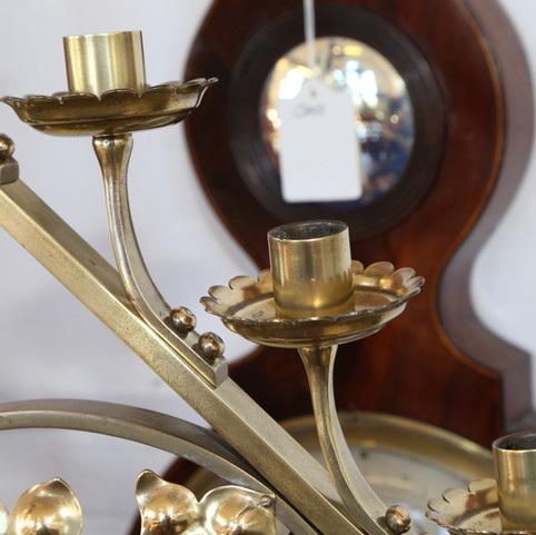Church candle holder detail