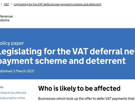 Penalty rates for deferred VAT scheme set at 5%