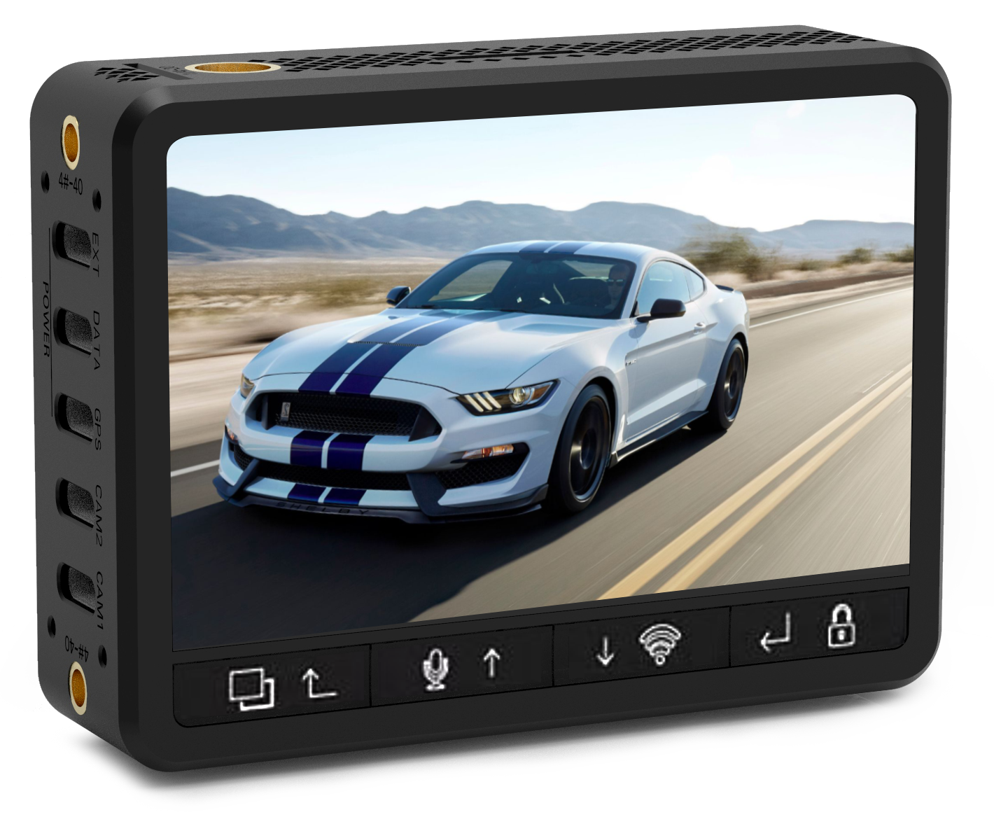 ROADCAM VISION  Front Back Sony Mini Cams 2 CH DVR + 32GB SD CARD