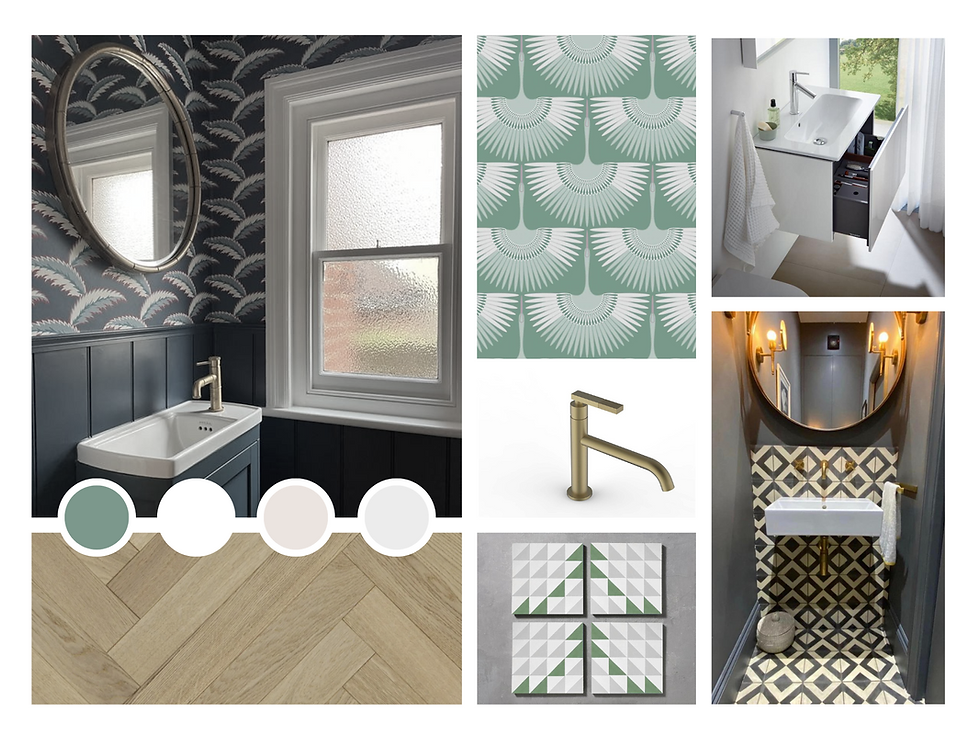 A collection of images that give lots of elegant ideas for a downstairs small toilet.