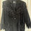 Thumbnail: Custom Hand Beaded Fringe Black Suede Jacket 70’s/80’s Vintage 