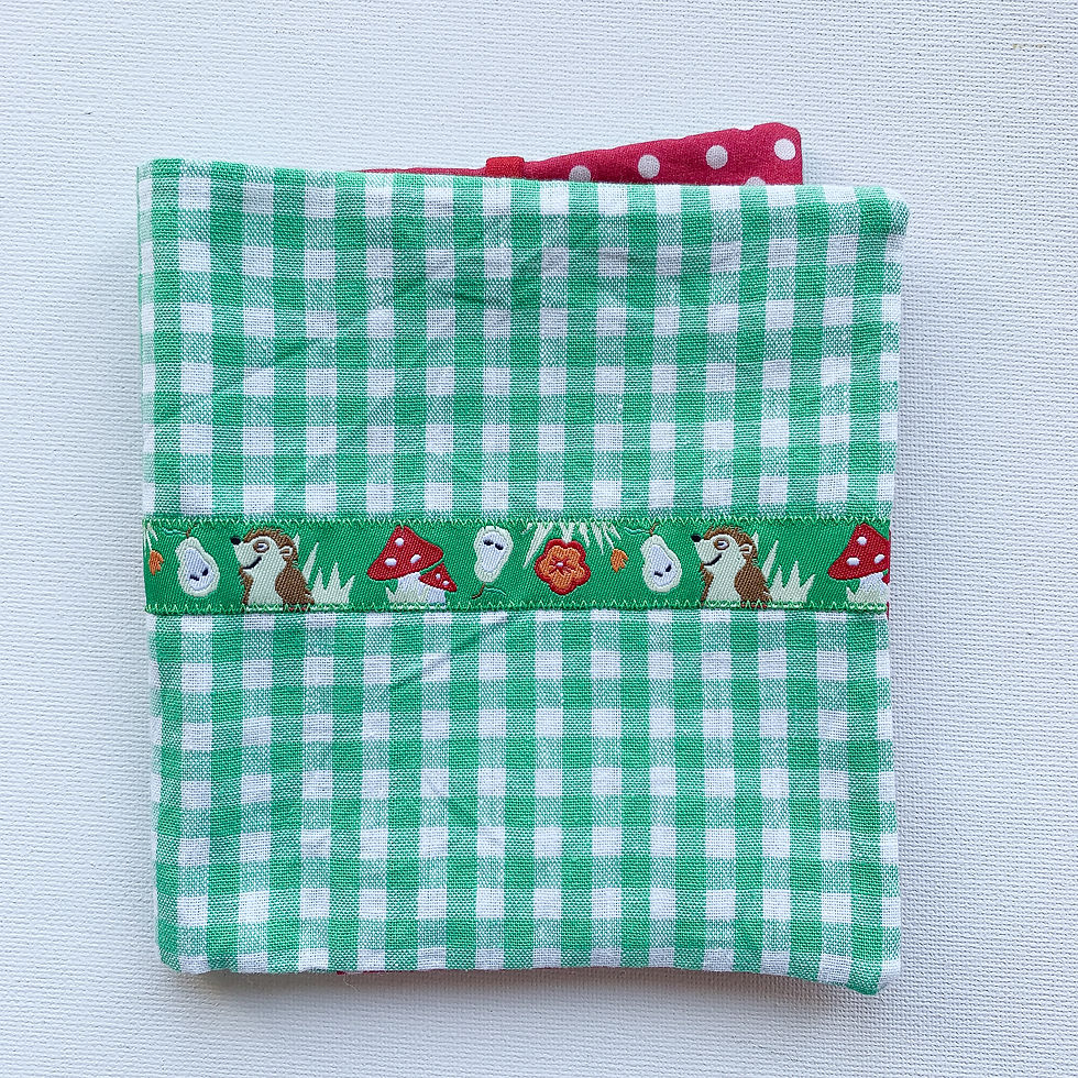 Pixi - Hülle Karo grün mit Igel