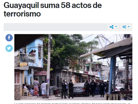 AL MENOS 5 PERSONAS MUERTAS TRAS ENORME EXPLOSIÓN EN GUAYAQUIL, ECUADOR
