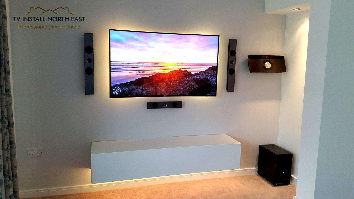 Uncategorized Led Tv In Wall tv install north east samsung 55 curved led tv