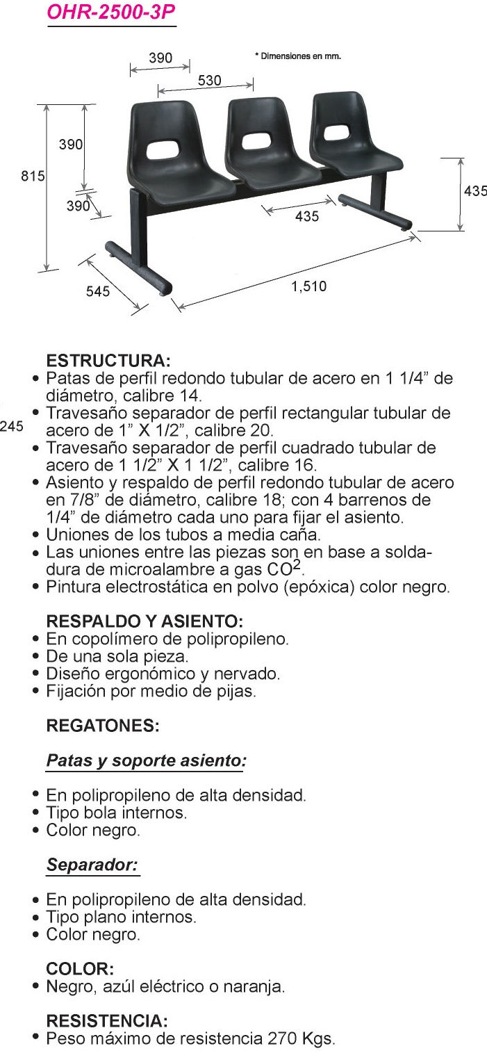 Miniatura: OHR-2500 APRENDISTA COLLECTION 3-P