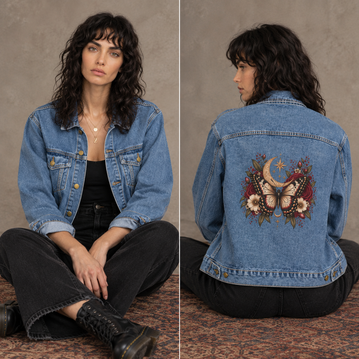 The Midnight Garden Denim Jacket