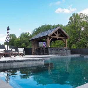 Pool, Patio and Timber Pavilion