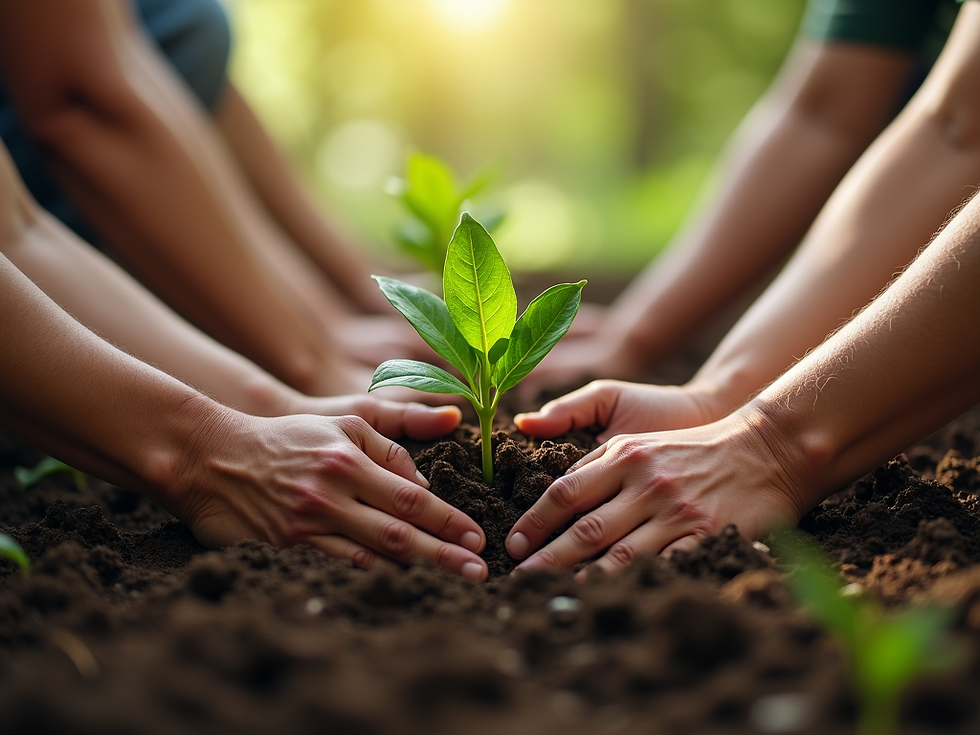 When Small Signs of Life Renew Our Commitment: How a Sprouting Plant Can Reignite Purpose  in Nonprofit Leadership.