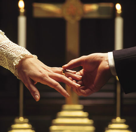Wedding ring exchange