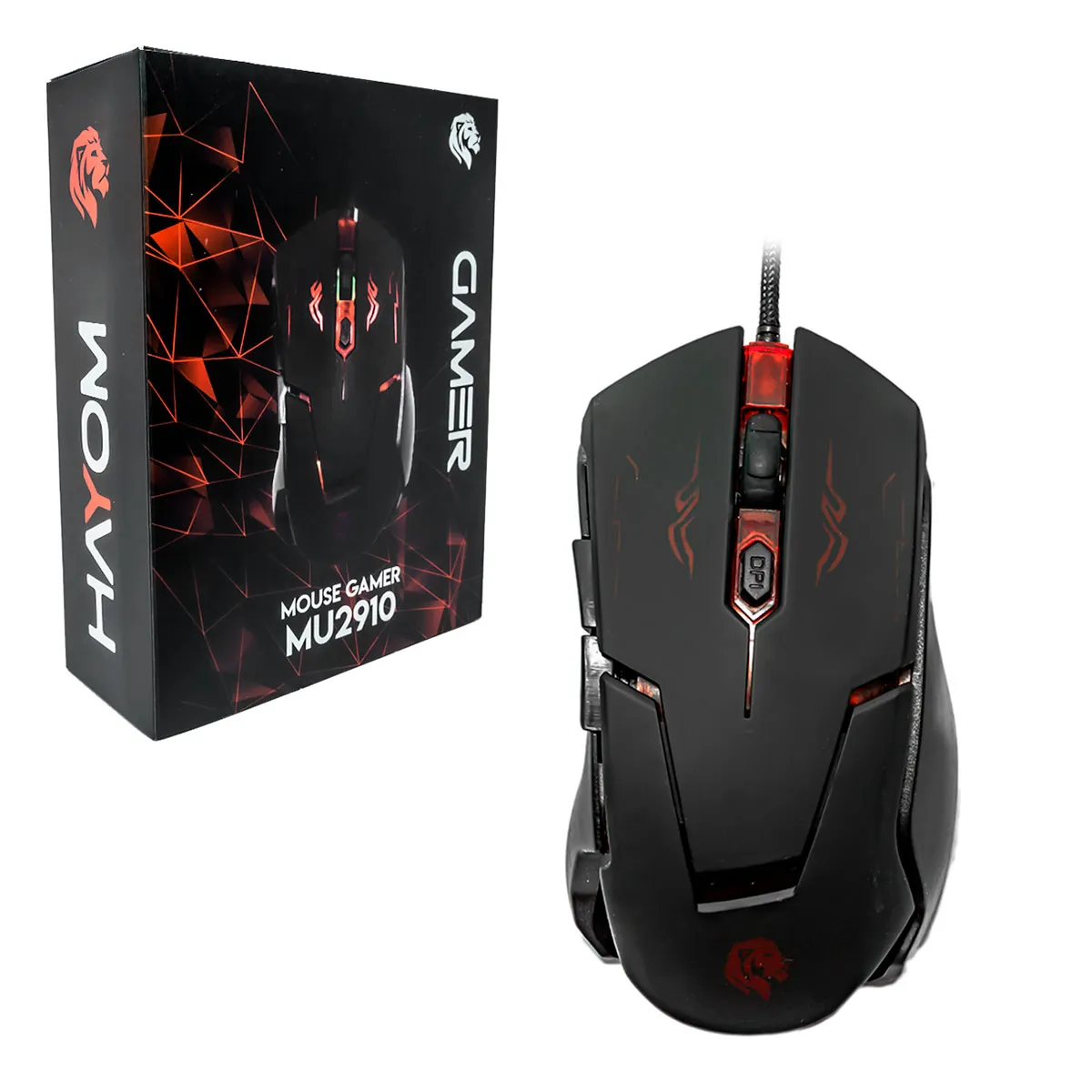 Mouse Gamer USB Led RGB HAYOM MU2910