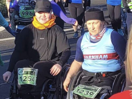 Harry completes his 10K run