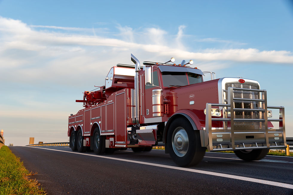 Red Wrecker Truck