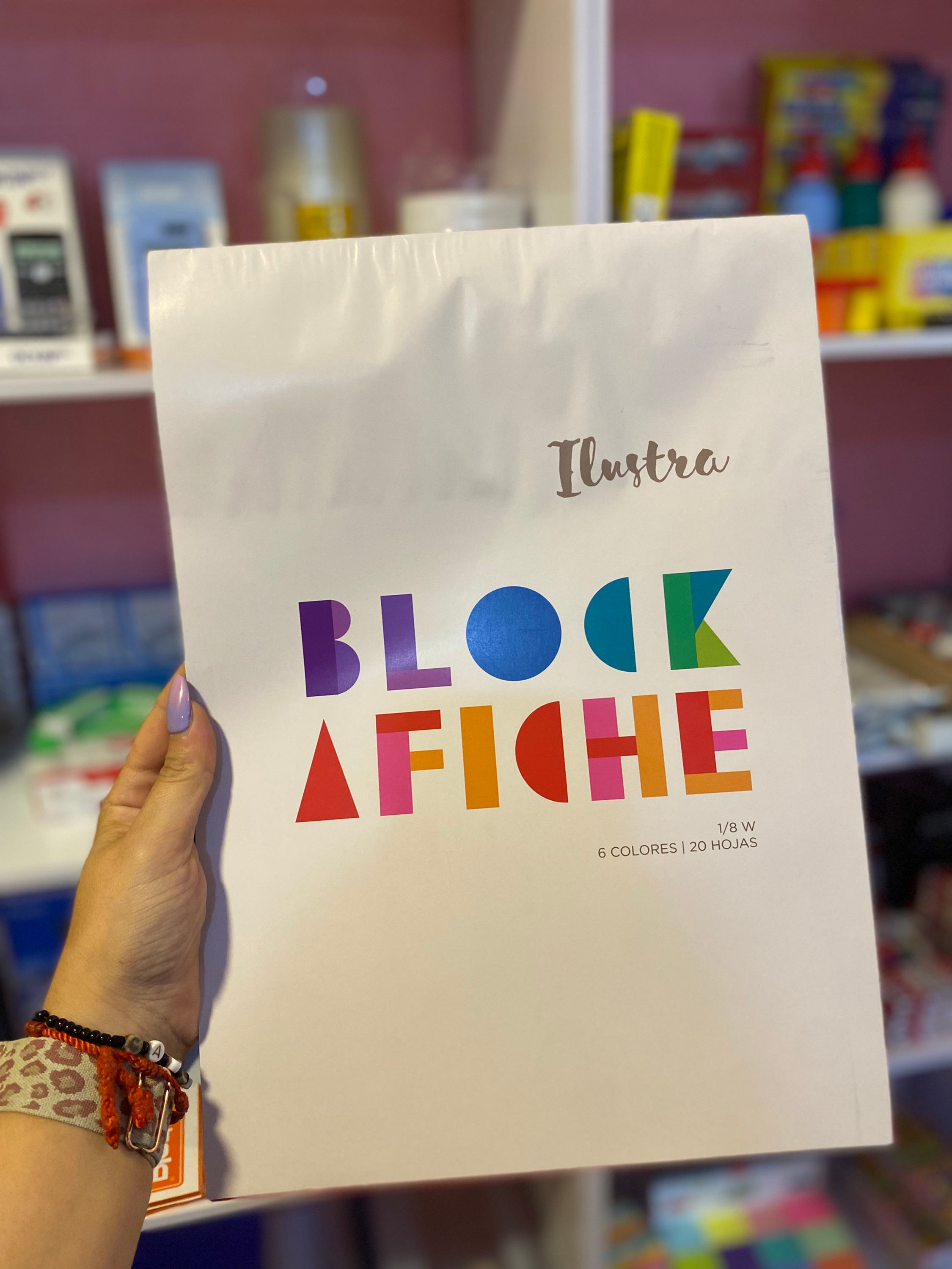 Block afiche 1/8 ilustra 