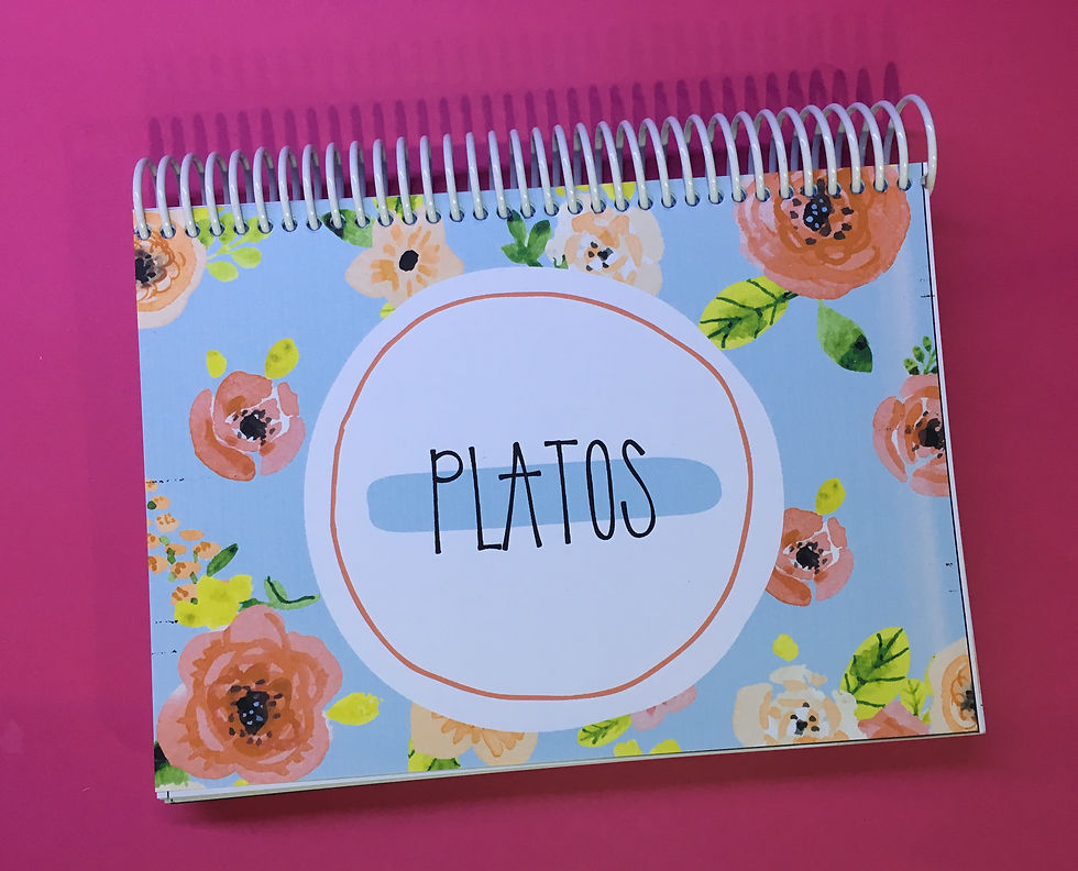 Miniatura: Recetario horizontal Flores