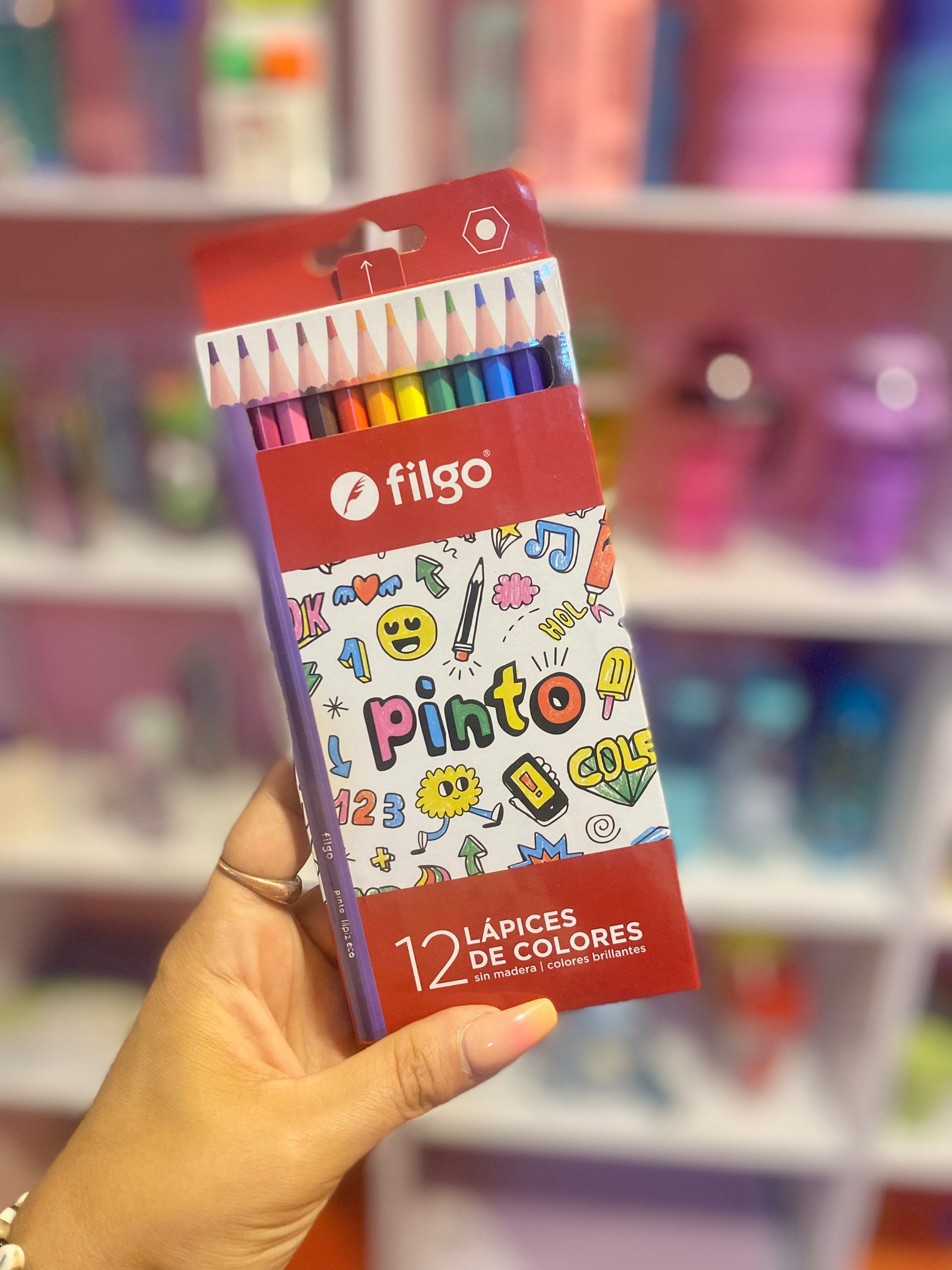 Lápices de colores Filgo x12