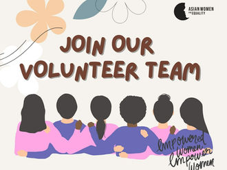 Get involved at Asian Women for Equality