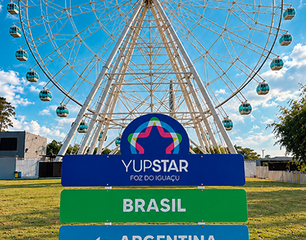 Yup Star Foz: uma volta nas alturas e três países diante dos nossos olhos