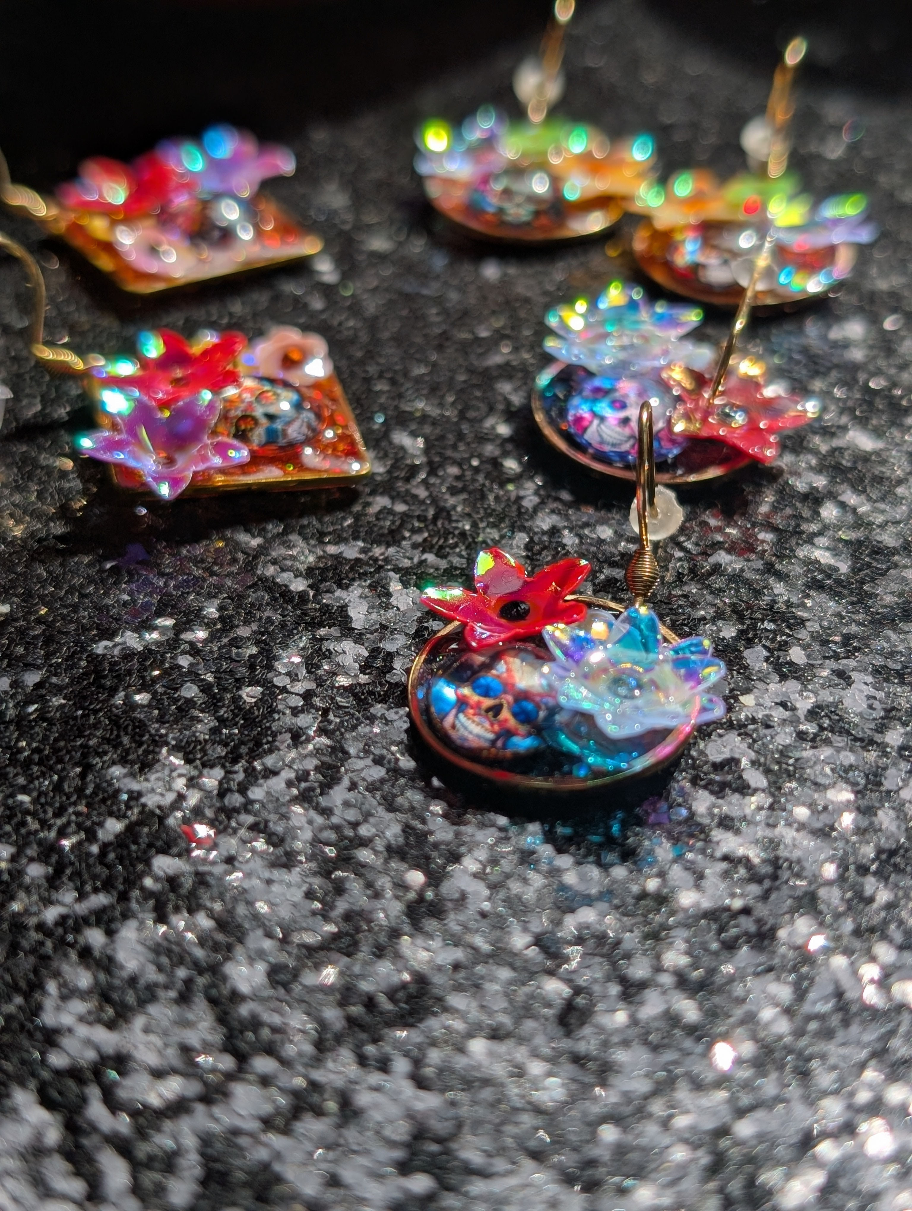 Boucles d'oreilles calaveras
