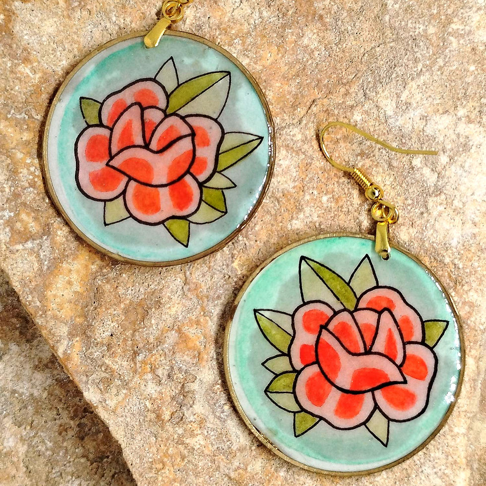 Miniature : Boucles Capsules -"La rose"