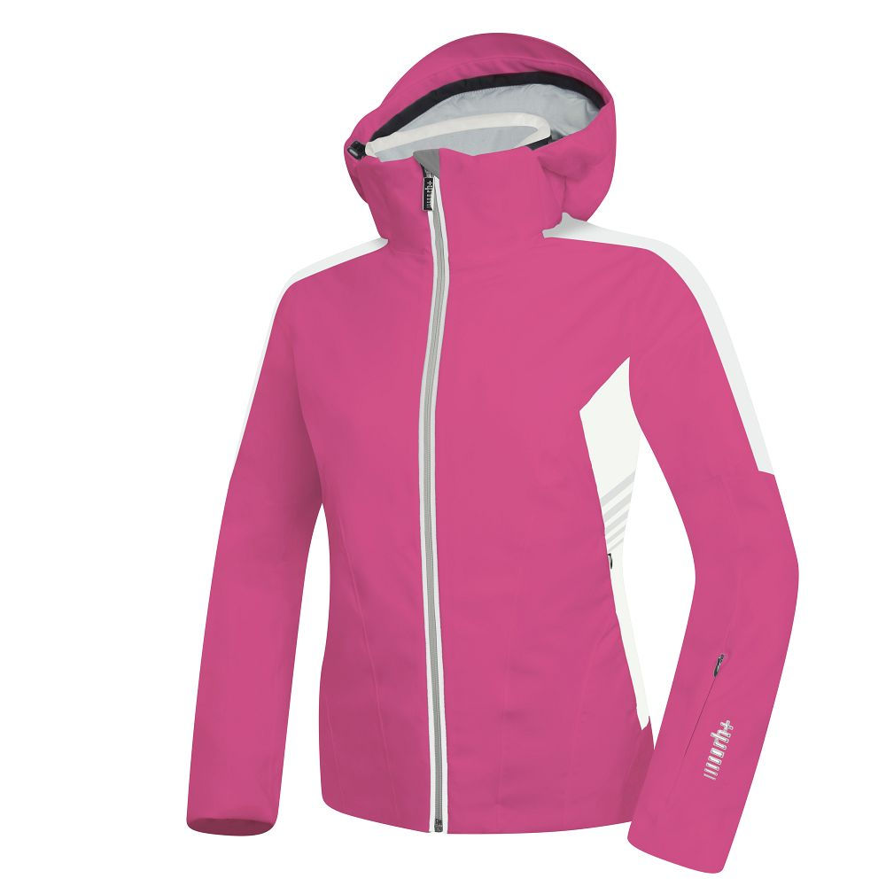zero w jacket magenta - white