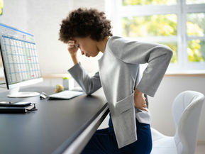 woman with low back pain