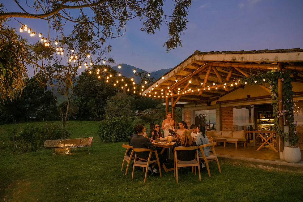 Nighttime Backyard Design Ideas with Modern Interlock Lighting