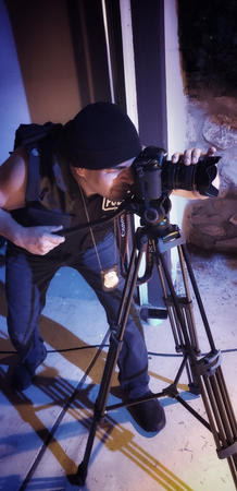 20.) Chris running hte camera for Raid Scene.jpeg