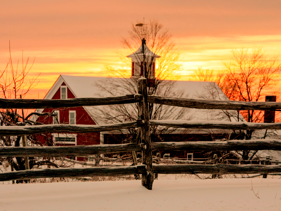 NH photo from Absolute Imagery, LLC - New England Farm Snow
