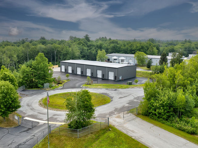 Professional Aerial Drone HDR Imagery of New Commercial Industrial Multi-unit Condos - Hooksett NH
