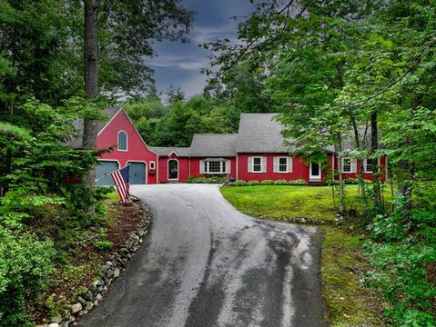 Drone Aerial Photo MLS Residential Home - Hollis NH