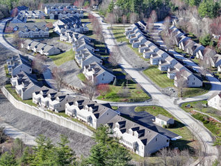 Aerial drone condo development