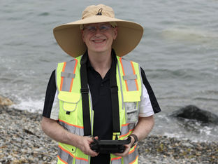 On site with Absolute Imagery in NH - Drone and pilot