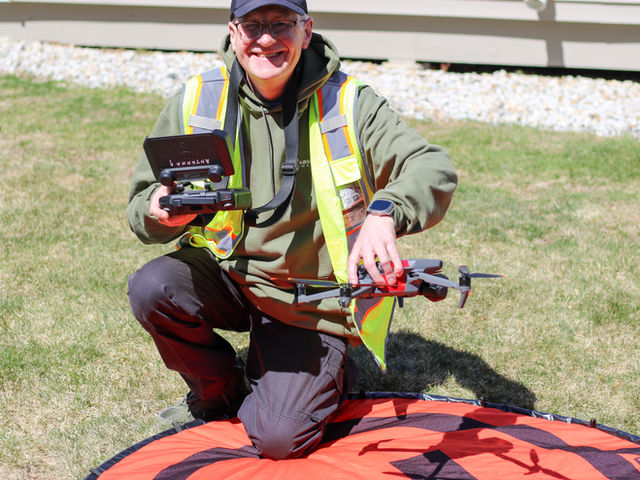 In the field with Absolute Imagery - Drone and pilot