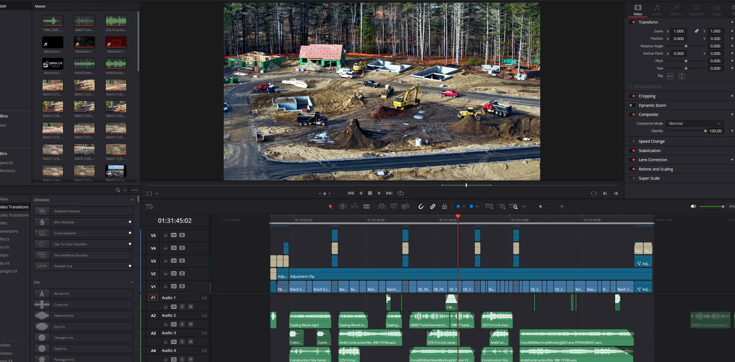 Absolute Imagery Capabilities for Professional Custom Business Imagery - Video Editing