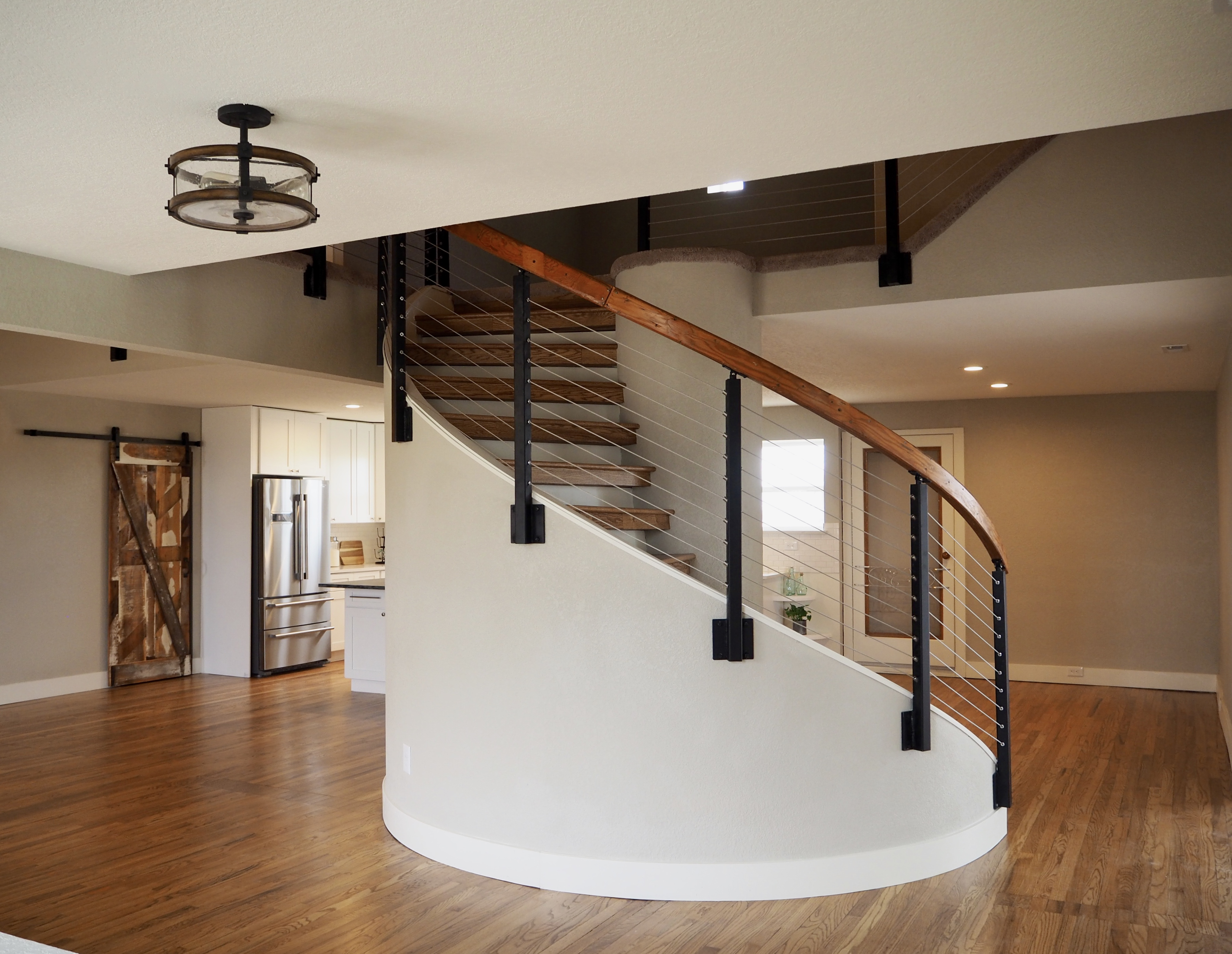 Schoolhouse Staircase After