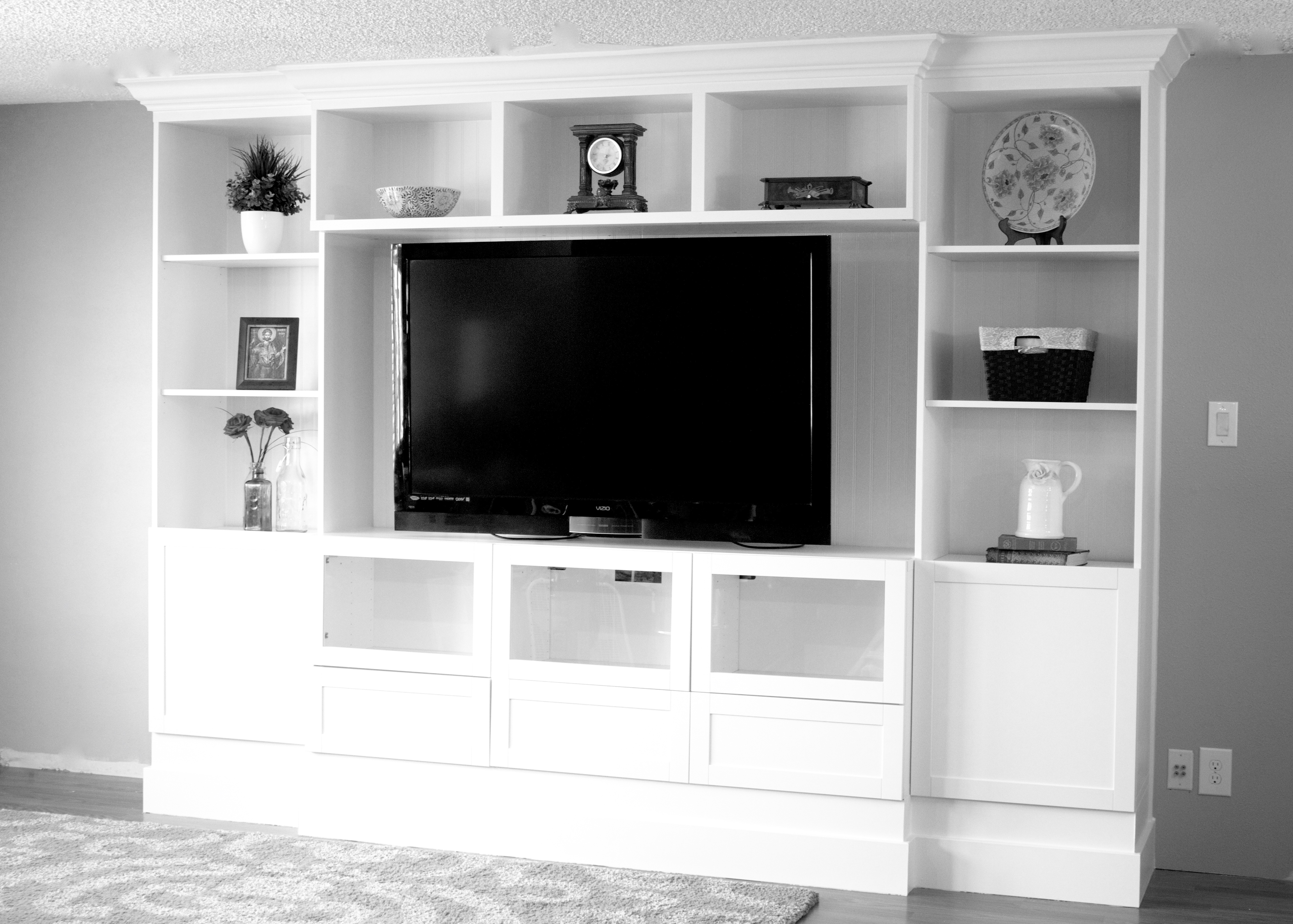 Crowded Living Room After