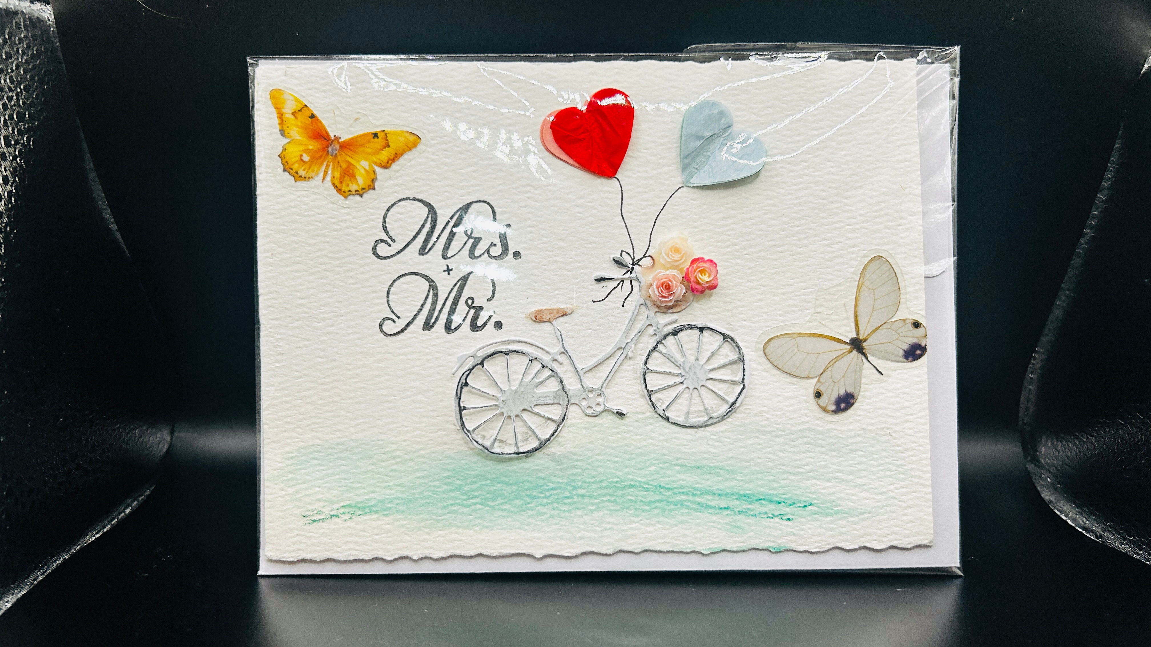 Hochzeitskarte Velo