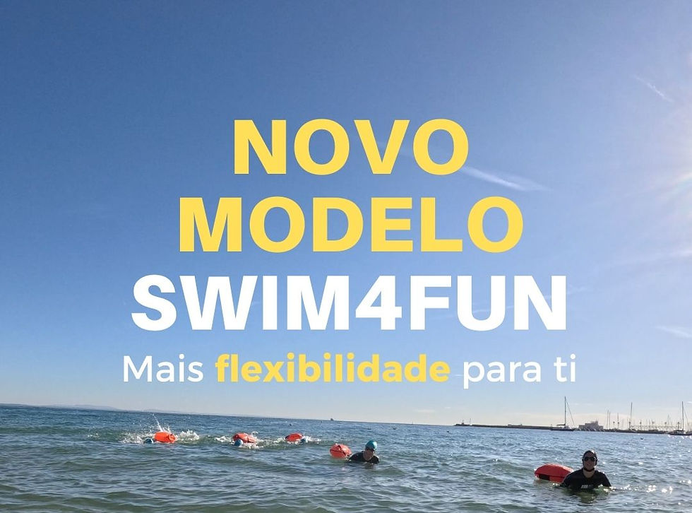A Swim4fun mudou: mais flexibilidade para gerir os teus treinos