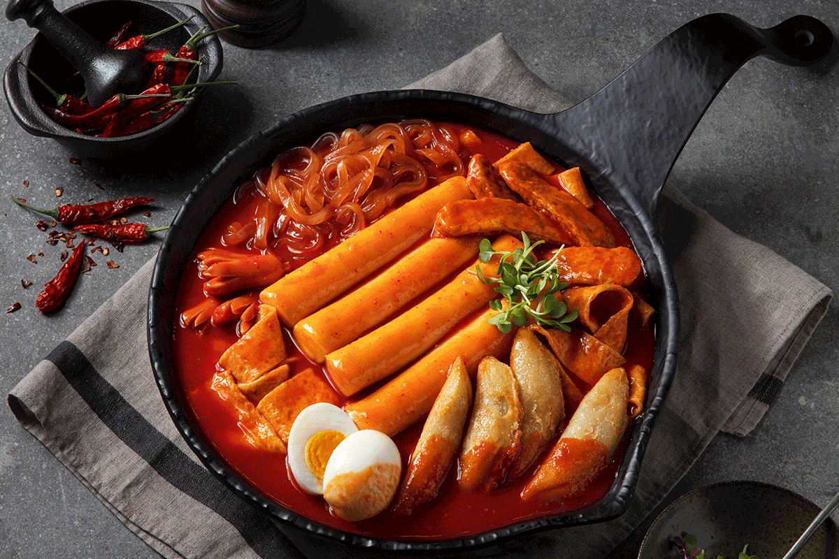 Arranged Food and Objects